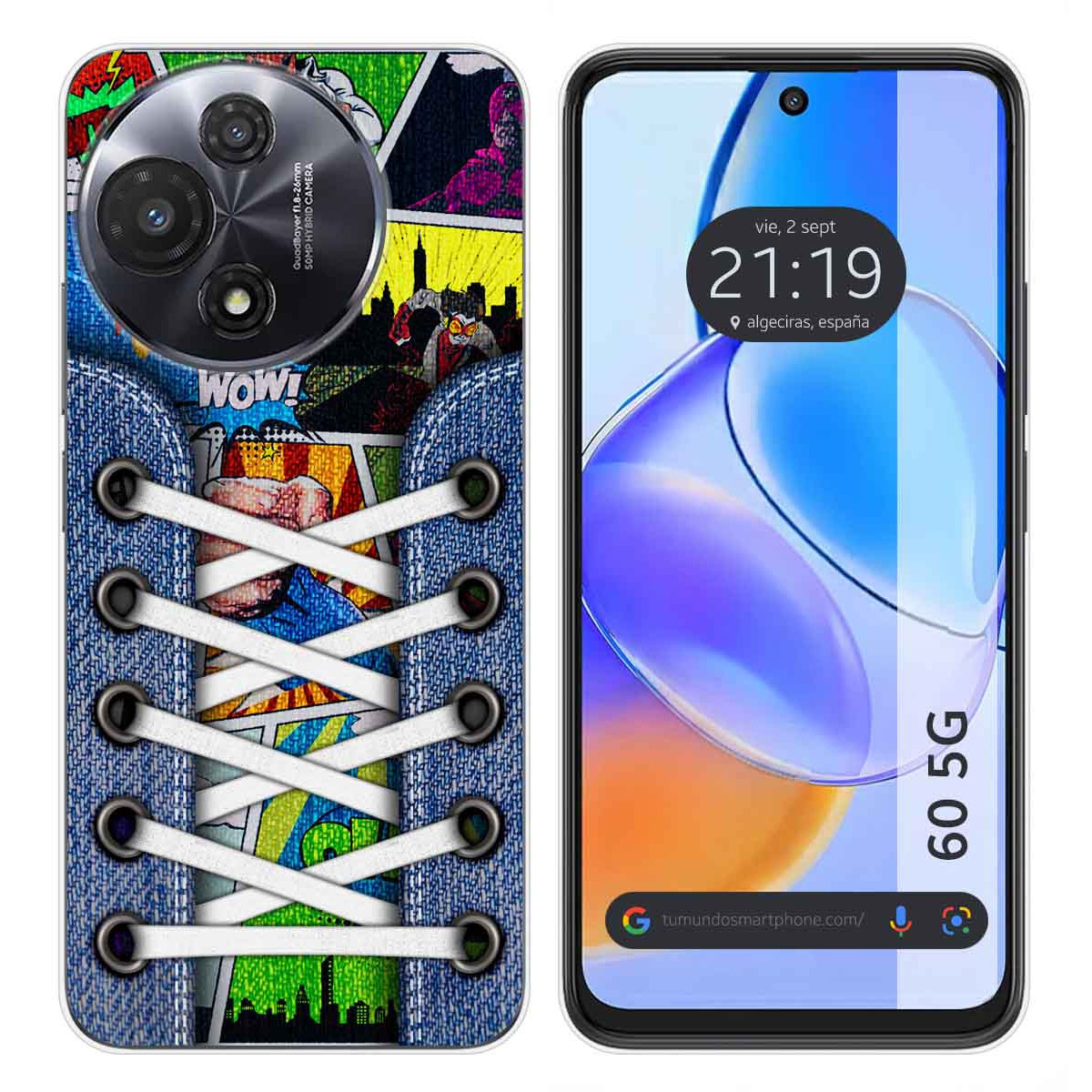Funda Silicona para TCL 60 5G diseño Zapatillas 14 Dibujos