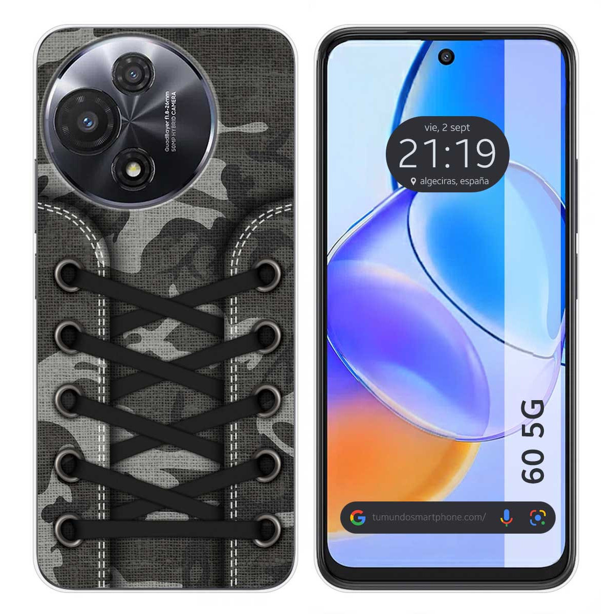 Funda Silicona para TCL 60 5G diseño Zapatillas 15 Dibujos