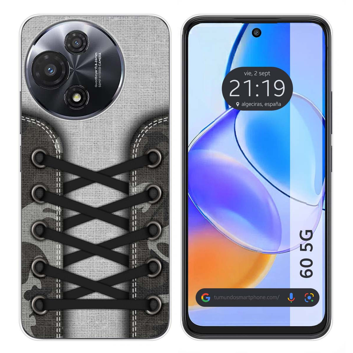 Funda Silicona para TCL 60 5G diseño Zapatillas 16 Dibujos