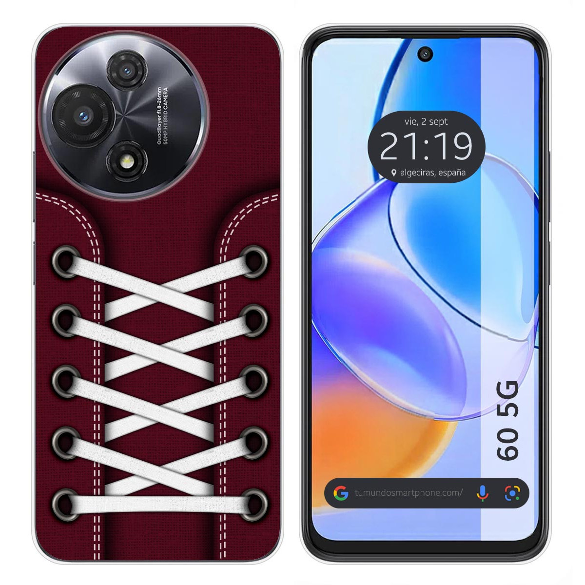 Funda Silicona para TCL 60 5G diseño Zapatillas 17 Dibujos