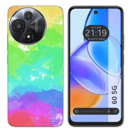 Funda Silicona para TCL 60 5G diseño Acuarela 03 Dibujos