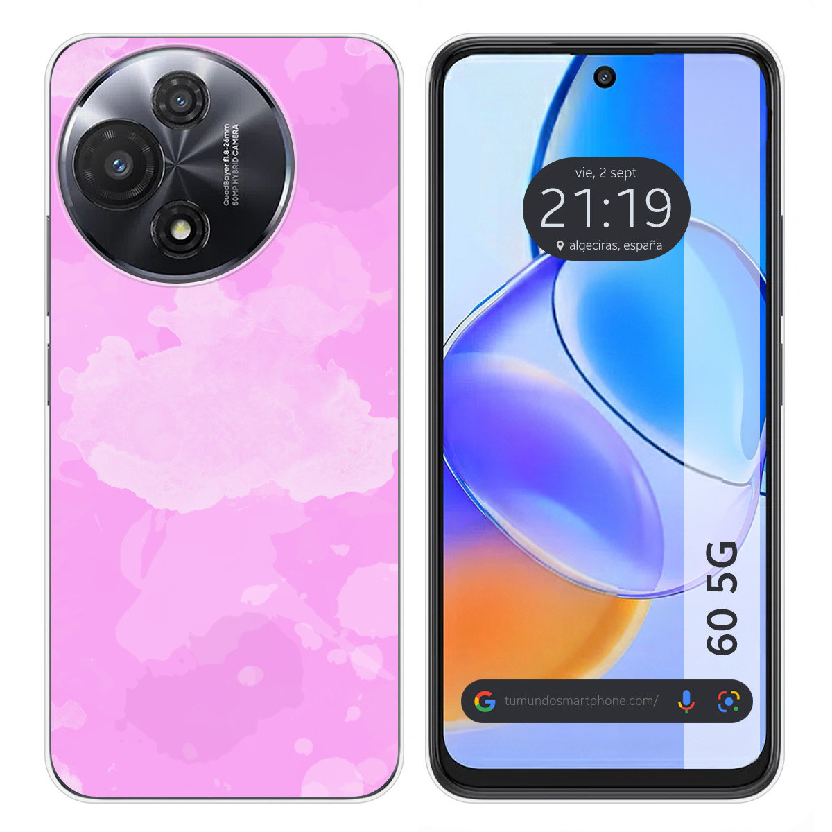 Funda Silicona para TCL 60 5G diseño Acuarela 04 Dibujos