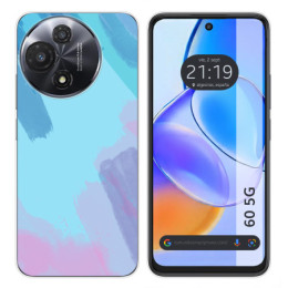 Funda Silicona para TCL 60 5G diseño Acuarela 10 Dibujos