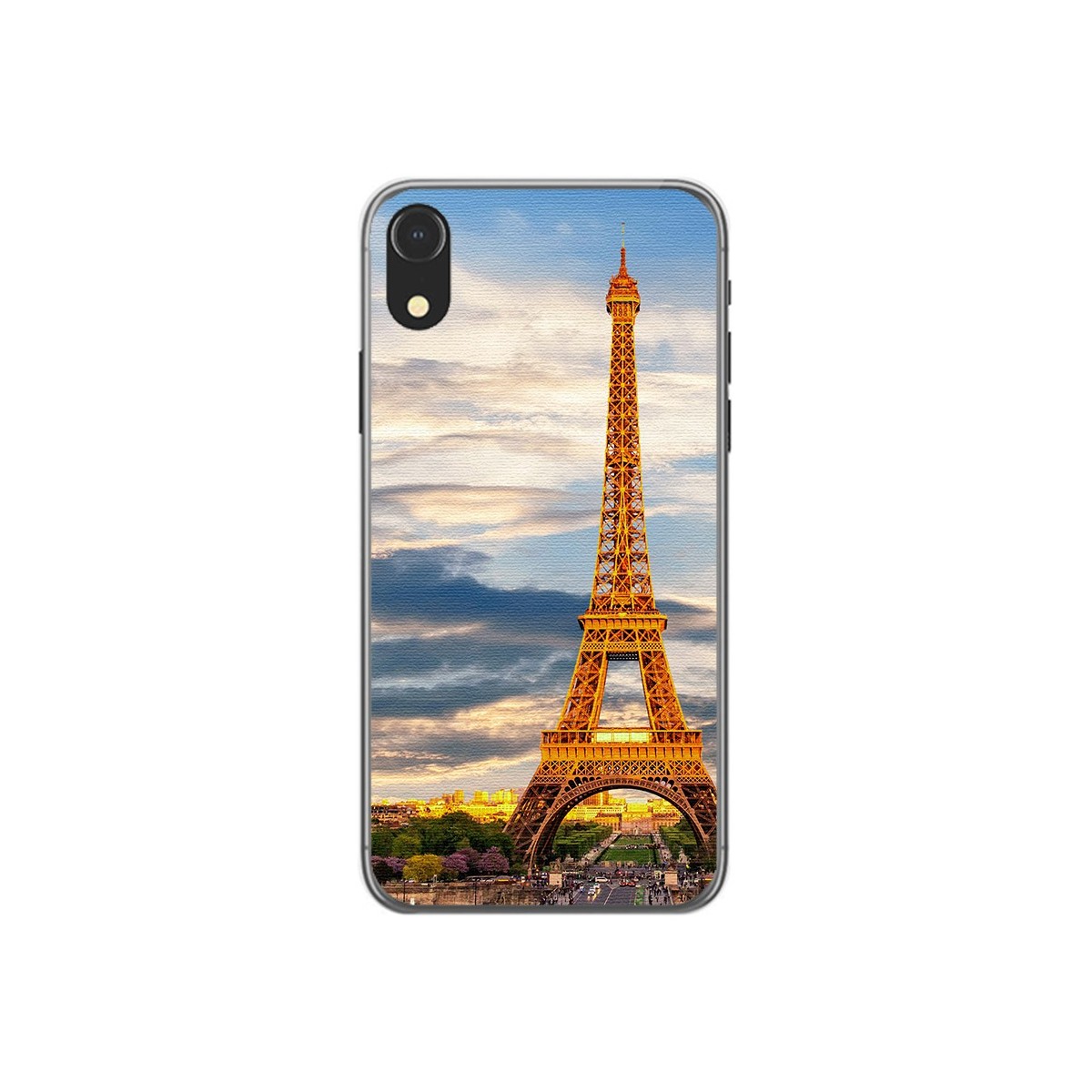Funda Gel Tpu para Iphone XR Diseño Paris Dibujos