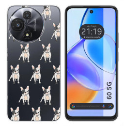 Funda Silicona para TCL 60 5G diseño Perros 12 Dibujos