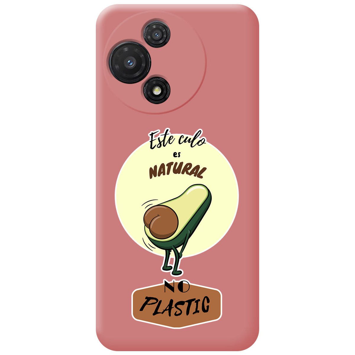 Funda Silicona Líquida Rosa para TCL 60 5G diseño Culo Natural Dibujos
