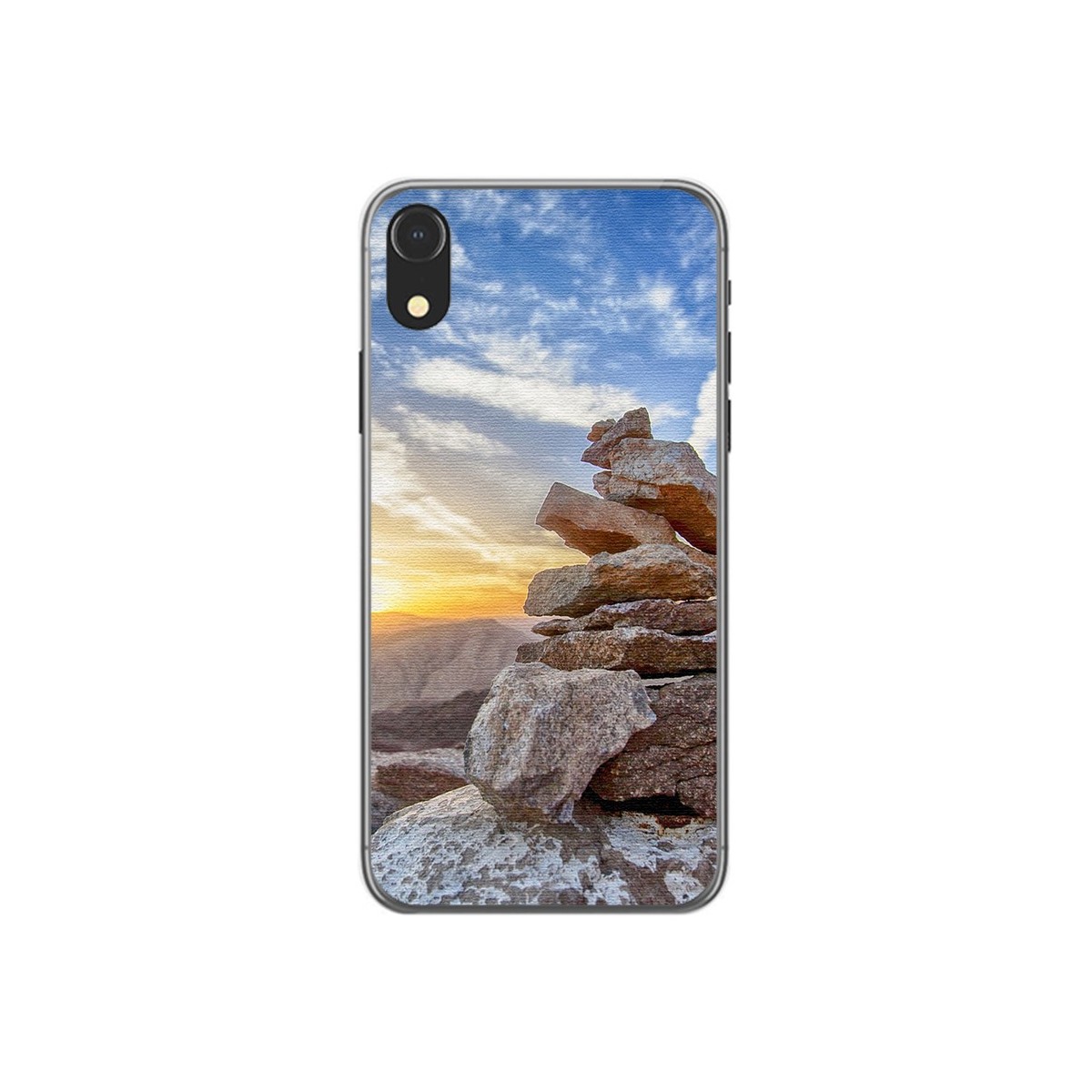 Funda Gel Tpu para Iphone XR Diseño Sunset Dibujos