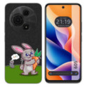 Funda Silicona Transparente para TCL 605 diseño Conejo Dibujos