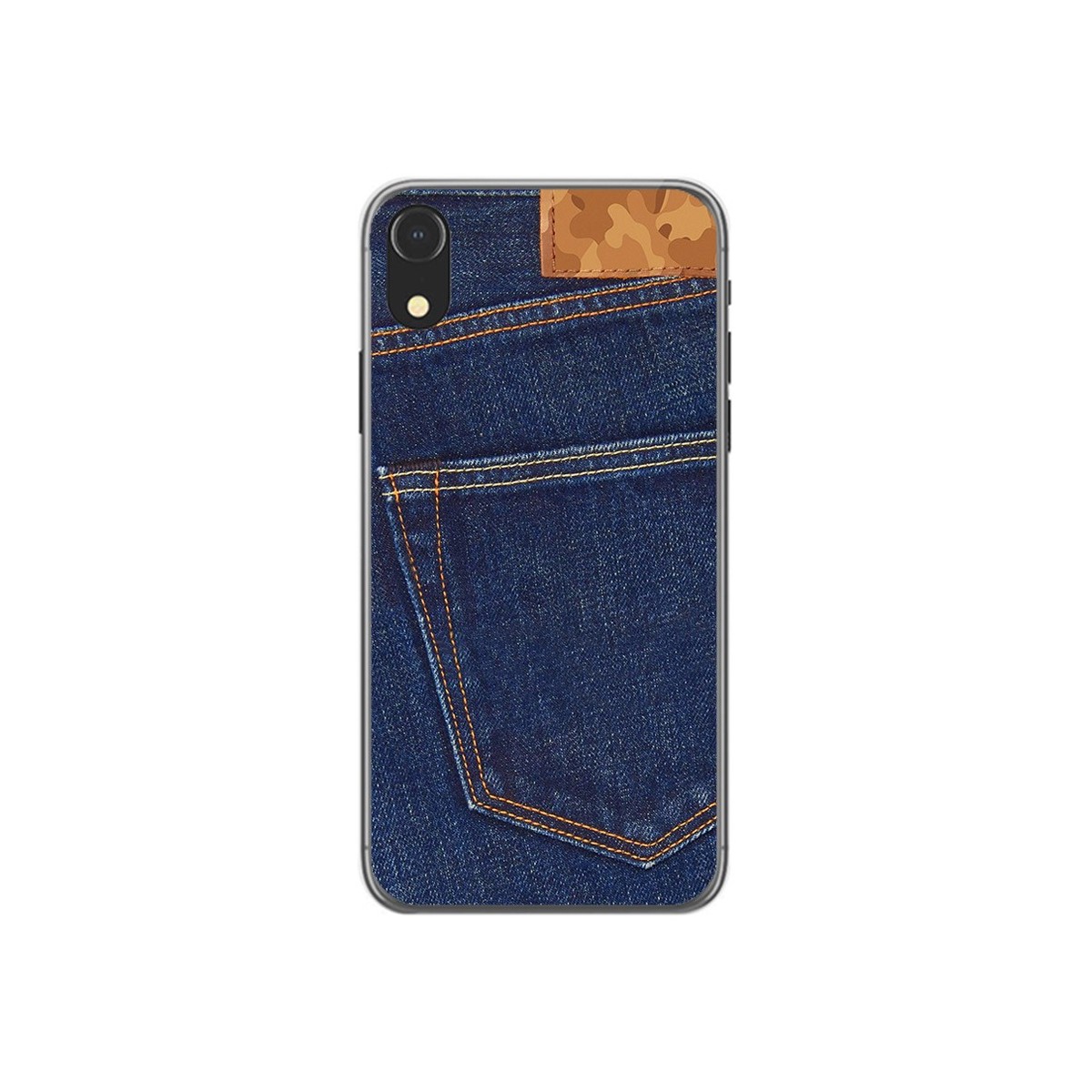 Funda Gel Tpu para Iphone XR Diseño Vaquero Dibujos