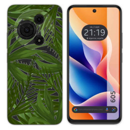 Funda Silicona Transparente para TCL 605 diseño Jungla Dibujos