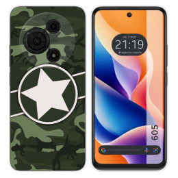 Funda Silicona para TCL 605 diseño Camuflaje 01 Dibujos