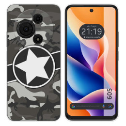 Funda Silicona para TCL 605 diseño Camuflaje 02 Dibujos