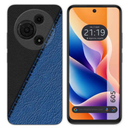 Funda Silicona para TCL 605 diseño Cuero 02 Dibujos