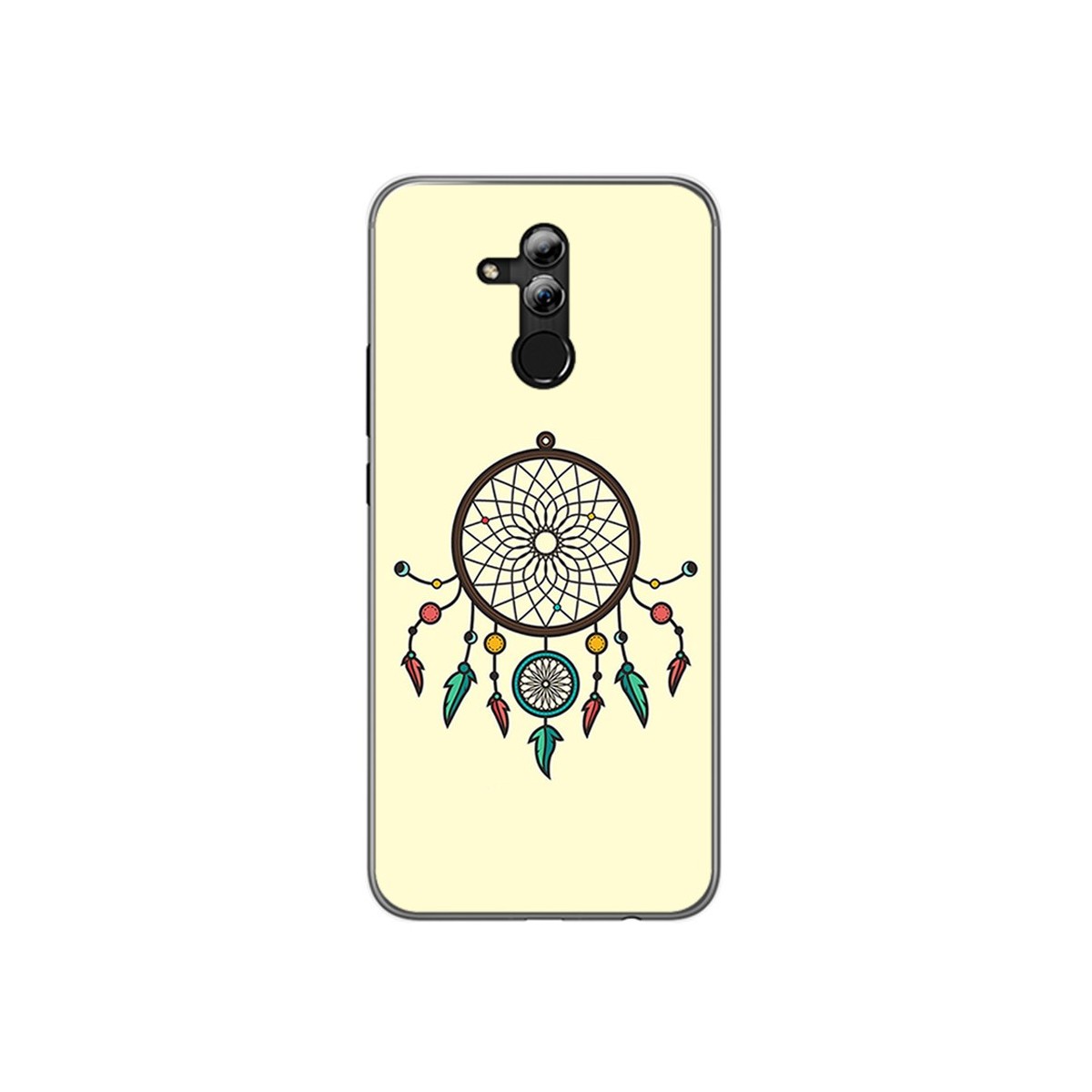 Funda Gel Tpu para Huawei Mate 20 Lite Diseño Atrapasueños Dibujos