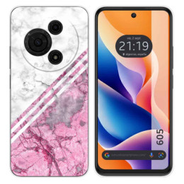 Funda Silicona para TCL 605 diseño Mármol 03 Dibujos