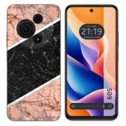Funda Silicona para TCL 605 diseño Mármol 07 Dibujos