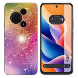 Funda Silicona para TCL 605 diseño Abstracto Dibujos