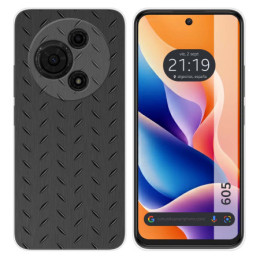 Funda Silicona para TCL 605 diseño Metal Dibujos