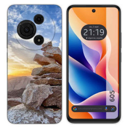 Funda Silicona para TCL 605 diseño Sunset Dibujos