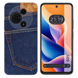 Funda Silicona para TCL 605 diseño Vaquero Dibujos