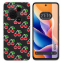 Funda Silicona para TCL 605 diseño Cerezas Dibujos