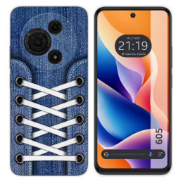 Funda Silicona para TCL 605 diseño Zapatillas 01 Dibujos