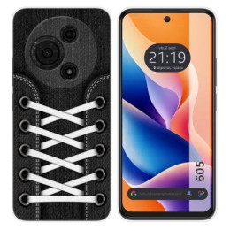 Funda Silicona para TCL 605 diseño Zapatillas 02 Dibujos