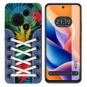 Funda Silicona para TCL 605 diseño Zapatillas 12 Dibujos