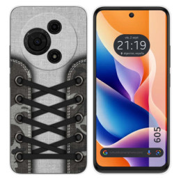 Funda Silicona para TCL 605 diseño Zapatillas 16 Dibujos