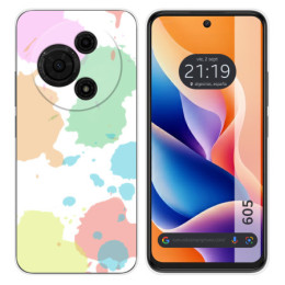 Funda Silicona para TCL 605 diseño Acuarela 05 Dibujos