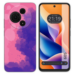 Funda Silicona para TCL 605 diseño Acuarela 07 Dibujos