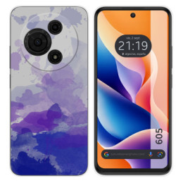 Funda Silicona para TCL 605 diseño Acuarela 09 Dibujos