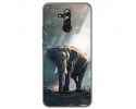 Funda Gel Tpu para Huawei Mate 20 Lite Diseño Elefante Dibujos
