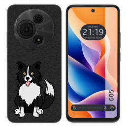 Funda Silicona para TCL 605 diseño Perros 01 Dibujos