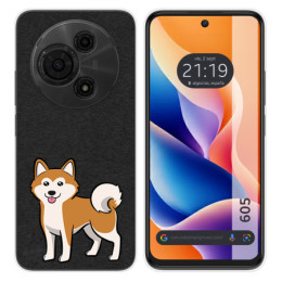 Funda Silicona para TCL 605 diseño Perros 02 Dibujos