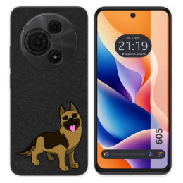 Funda Silicona para TCL 605 diseño Perros 03 Dibujos