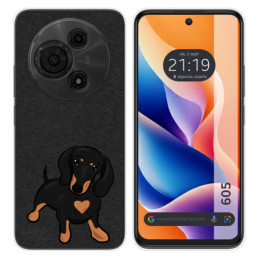 Funda Silicona para TCL 605 diseño Perros 04 Dibujos