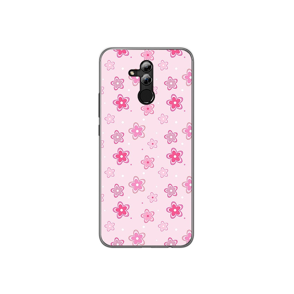 Funda Gel Tpu para Huawei Mate 20 Lite Diseño Flores Dibujos