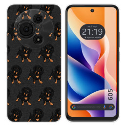 Funda Silicona para TCL 605 diseño Perros 10 Dibujos