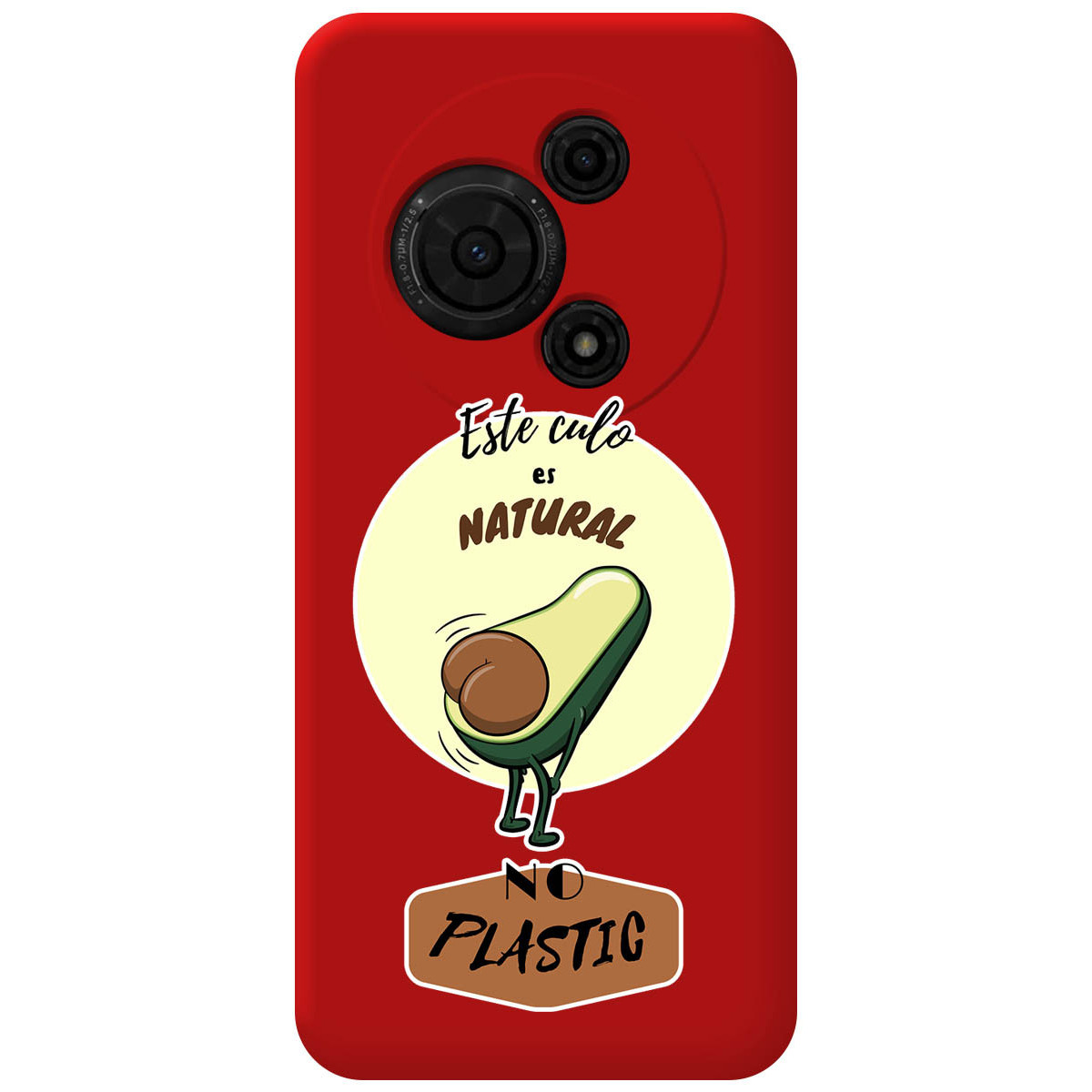 Funda Silicona Líquida Roja para TCL 605 diseño Culo Natural Dibujos