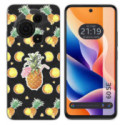 Funda Silicona Transparente para TCL 60 SE diseño Piña Dibujos