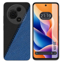 Funda Silicona para TCL 60 SE diseño Cuero 02 Dibujos