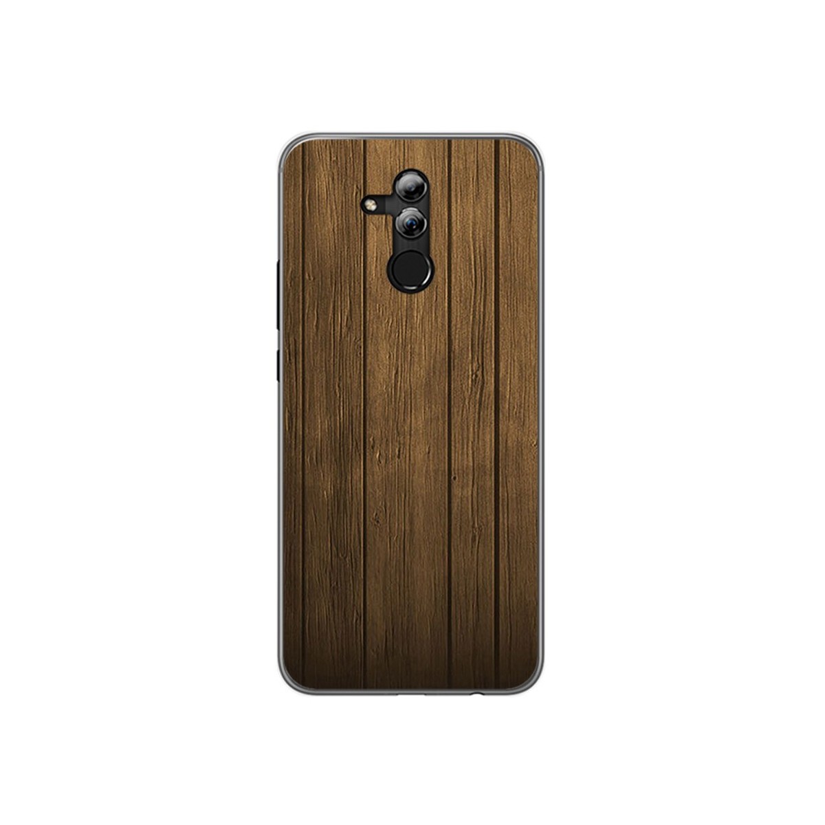 Funda Gel Tpu para Huawei Mate 20 Lite Diseño Madera Dibujos