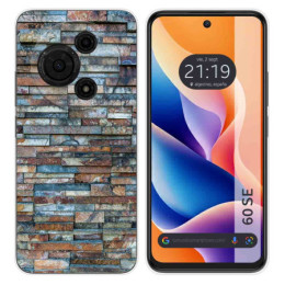 Funda Silicona para TCL 60 SE diseño Ladrillo 05 Dibujos