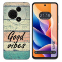 Funda Silicona para TCL 60 SE diseño Madera 01 Dibujos