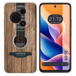 Funda Silicona para TCL 60 SE diseño Madera 11 Dibujos