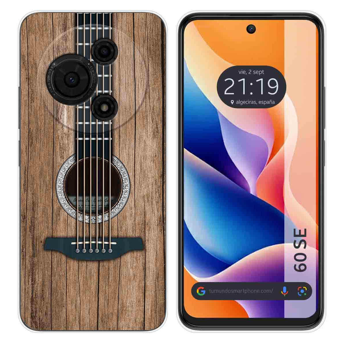 Funda Silicona para TCL 60 SE diseño Madera 11 Dibujos