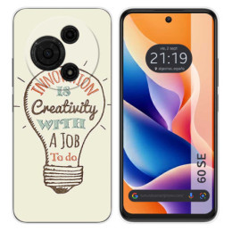 Funda Silicona para TCL 60 SE diseño Creativity Dibujos
