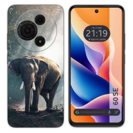 Funda Silicona para TCL 60 SE diseño Elefante Dibujos