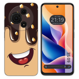 Funda Silicona para TCL 60 SE diseño Helado Chocolate Dibujos